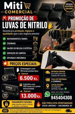 Venda LUVAS DE NÍTRILO