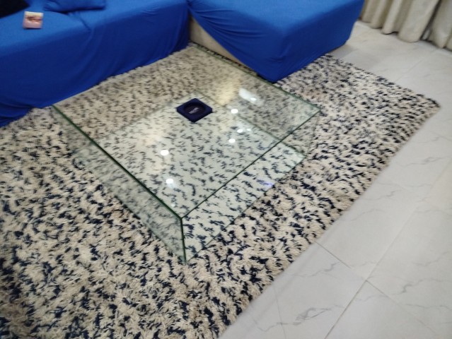 Venda Mesa de centro vidro 1m x 1 m