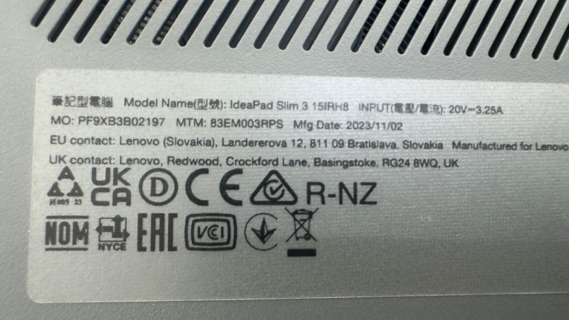 Venda Lenovo IdeaPad Slim 3, FHD Intel Core i5, 13ª Geração, 8GB Ram, SSD 500GB