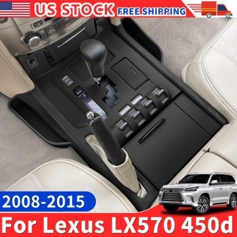 Venda Para 2008-2015 Lexus LX570 LX450d Acessórios Caixa de velocidades Armazenamento Luva protetora