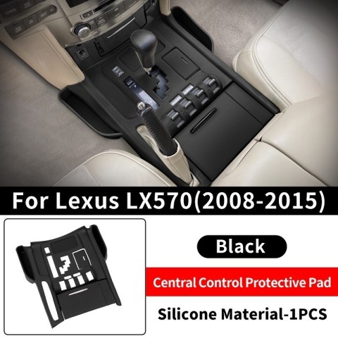 Venda Para 2008-2015 Lexus LX570 LX450d Acessórios Caixa de velocidades Armazenamento Luva protetora