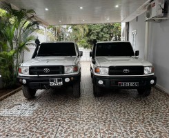 A venda Duas LAND CRUISER 70 ANOS MATRICULA SÉRIE HM OUTRA IJ