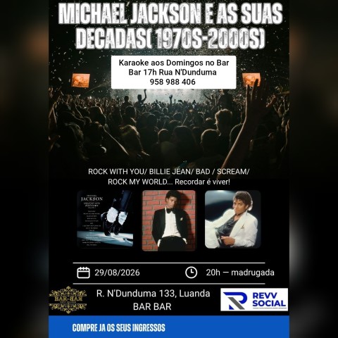 Venda Michael Jackson e as suas decadas