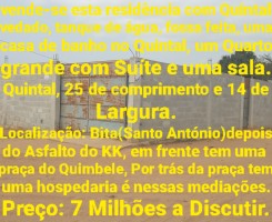 Comprar Terreno com um Quarto e sala com Suíte.