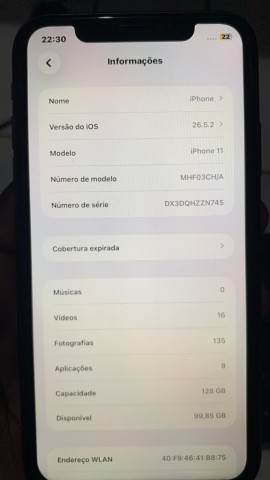 Venda IPhone 11 pro 128GB