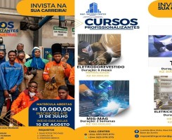 A venda CURSOS PROFISSIONAIS DE SOLDADURA INDUSTRIAL