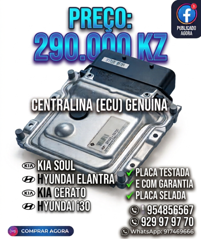Venda PLACA ELETRÓNICA GENUÍNA PARA A SUA VIATURA DISPONÍVEL!