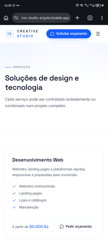 Venda Criação de Sites Profissionais para Empresas