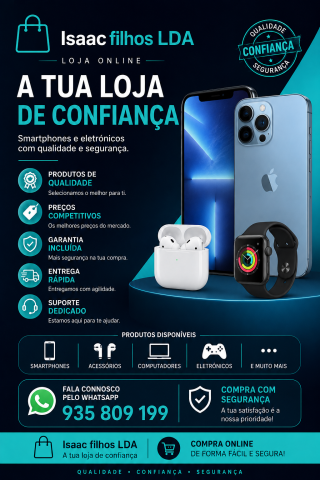 Venda ISAAC filhos Lda loja de tefones em Benguela