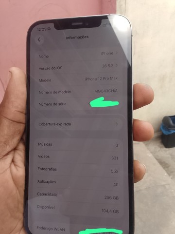 Venda IPhone 12 Pro Max 256GB Estado de Novo