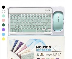 A venda Kit Mini Teclado e Mouse Bluetooth