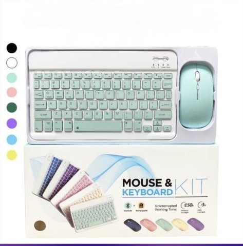 Venda Kit Mini Teclado e Mouse Bluetooth