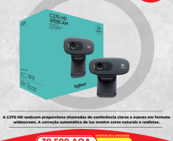A venda Webcam Logitech C27HD