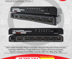 Comprar Switch HDMI Profissional 5x1
