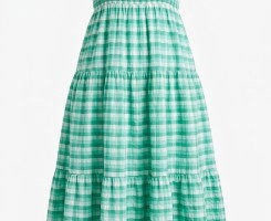A venda Vestido Verde Xadrez