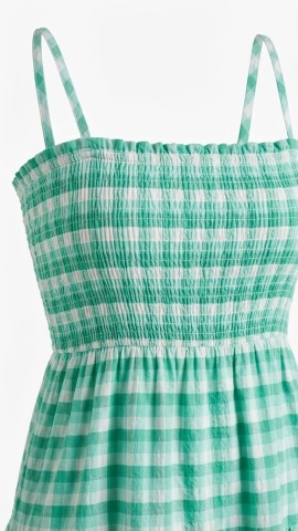Venda Vestido Verde Xadrez