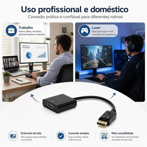 Venda Adaptador Displayport para HDMI