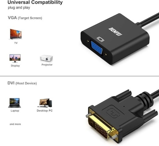 Venda Adaptador DVI para VGA