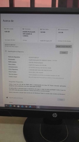 Venda COMPUTADOR DE MESA HP