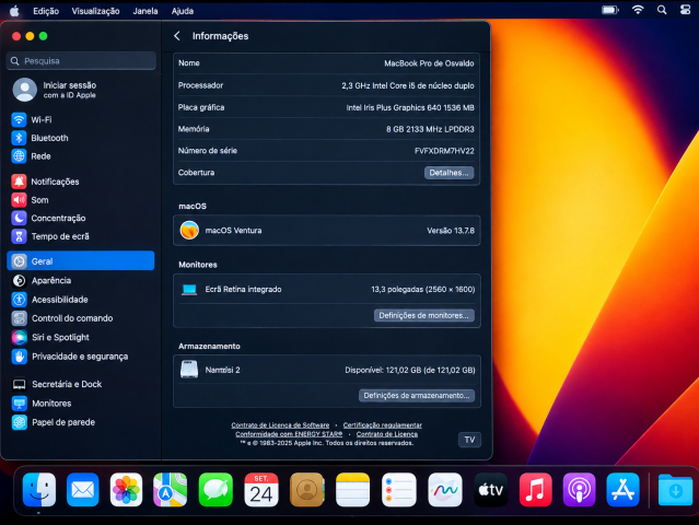Venda MacBook pro