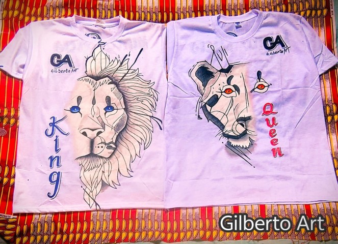 T-Shirts Personalizadas Gilberto Art 4.000 Kz