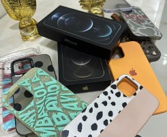 A venda IPHONE 12 PRO MAX - DOURADO & PRATEADO
