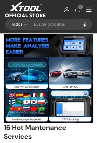 Scanner OBD2 Xtool DS5